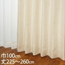 KEYUCA ケユカ カーテン ドレープ アイボリー 形状記憶 ウォッシャブル 防炎 巾100×丈225〜260cm TDOS7563[カーテン 防炎カーテン ...