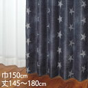 KEYUCA ケユカ カーテン ドレープ ネイビー 形状記憶 遮光2級 ウォッシャブル 巾150×丈145〜180cm TDOS8081[カーテン 遮光カーテン...
