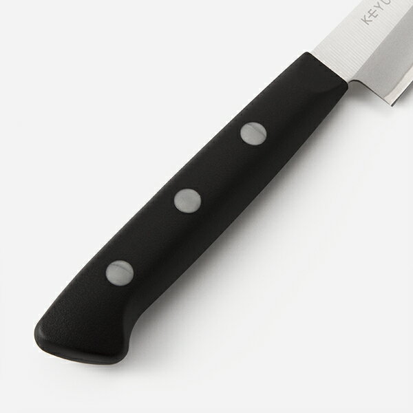 KEYUCA ケユカ Nie 本割込ペティナイフ[ペティナイフ 包丁 鋼 国産 日本製 サビに強い 軽量 カトラリー キッチン用品 食器洗浄機対応 食洗機対応 おしゃれ オシャレ モダン シンプル デザイン 結婚祝い ギフト 通販]