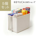 【KEYUCA公式店】ケユカ ハンドル付きストッカー 5個セット | おしゃれ シンプル デザイン 収納ボックス モダン プレゼント 吊り戸棚 オシャレ キッチン用品 ギフト ハンディストッカー キッチン 収納 ストッカー キッチンストッカー キッチン収納グッズ