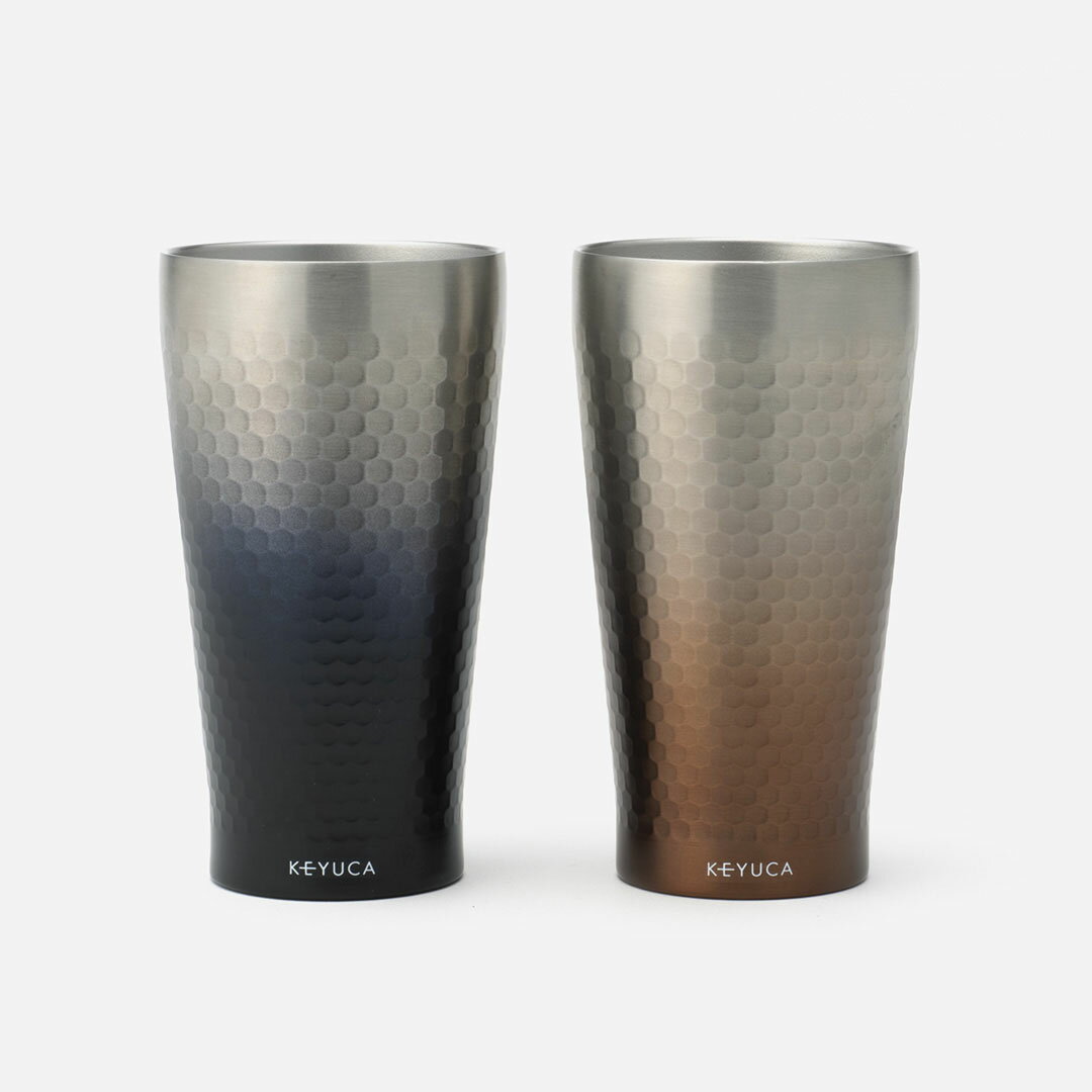 【KEYUCA公式店】ケユカ Abysse ステンレスタンブラー 320ml [ タンブラー ステンレス ビール コップ 保温 保冷 真空断熱構造 グラデーショ...