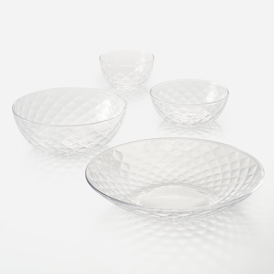 【KEYUCA公式店】ケユカ [日本製] ルフレ ボウル 9cm[デザートカップ ガラス コップ ボウル 洋食器 ヨーグルト ソース 小さい 食器洗浄機対応 おしゃれ オシャレ モダン シンプル デザイン 日本製 結婚祝い 引越し祝い 新生活 ギフトプレゼント 通販 楽天] 3