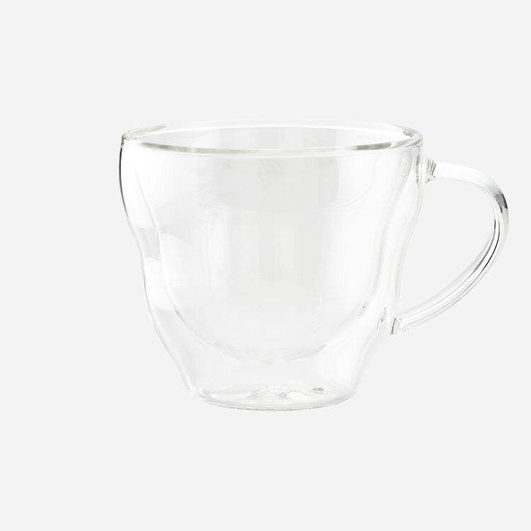 【KEYUCA公式店】ケユカ リプル ダブルウォールカップ 120ml[食器 コップ 耐熱カップ 電子レンジ対応 無地 シンプル おしゃれ透明 マグカップ コーヒーカップ マグ カップ ダブルウォールマグ ガラスマグ ガラスカップ クリア 耐熱コップ 耐熱ガラス 二重構造 二重グラス] keyuca-10035916 KEYUCA サンプル画像2