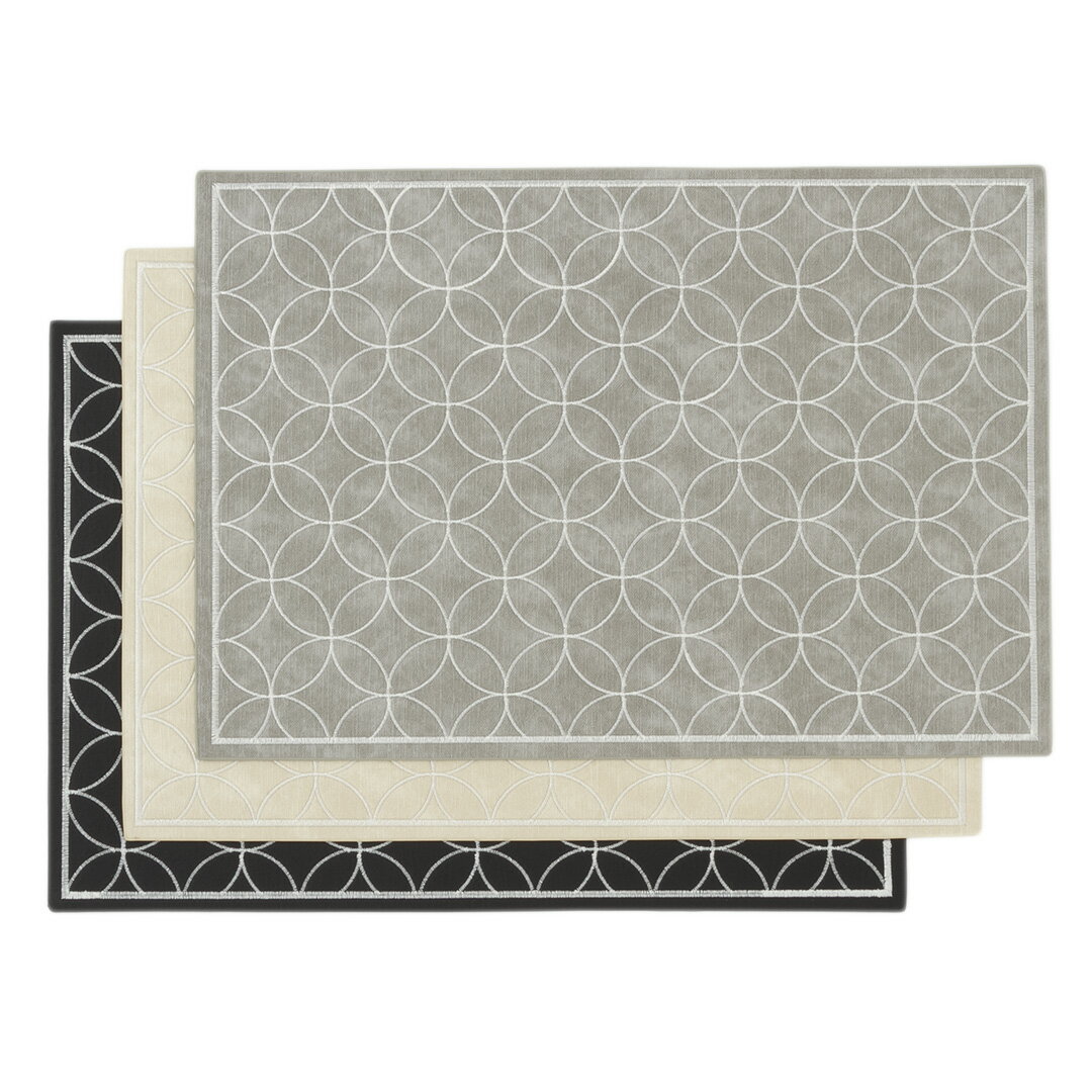 Keyuca公式店 ケユカ シッポウ ランチョン ランチョンマット テーブルマット 七宝柄 モダン シンプル おしゃれ かわいい デザイン ブラック アイボリー グレー 通販 楽天 グッドプライス のレビュー クチコミとして参考になる投稿7枚 Roomclip ルームクリップ