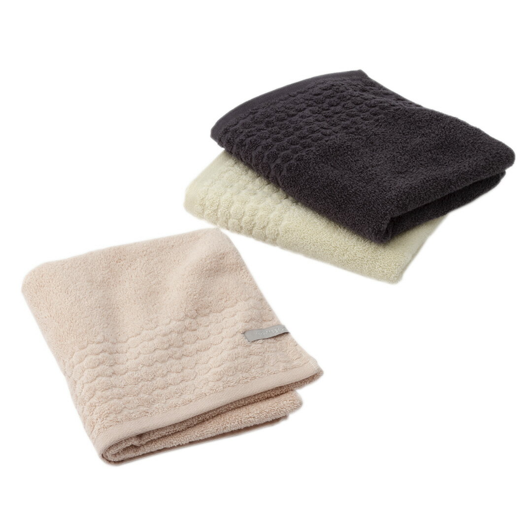 【ラッピング対象】【【KEYUCA公式店】ケユカ公式店】抗菌防臭Agドット スモールバスタオル 45×100cm[綿100% 部屋干し 吸水性 やわらかい SEKマーク 無地 シンプル おしゃれ アイボリー ピンク ブルーグレー 通販 楽天]のサムネイル