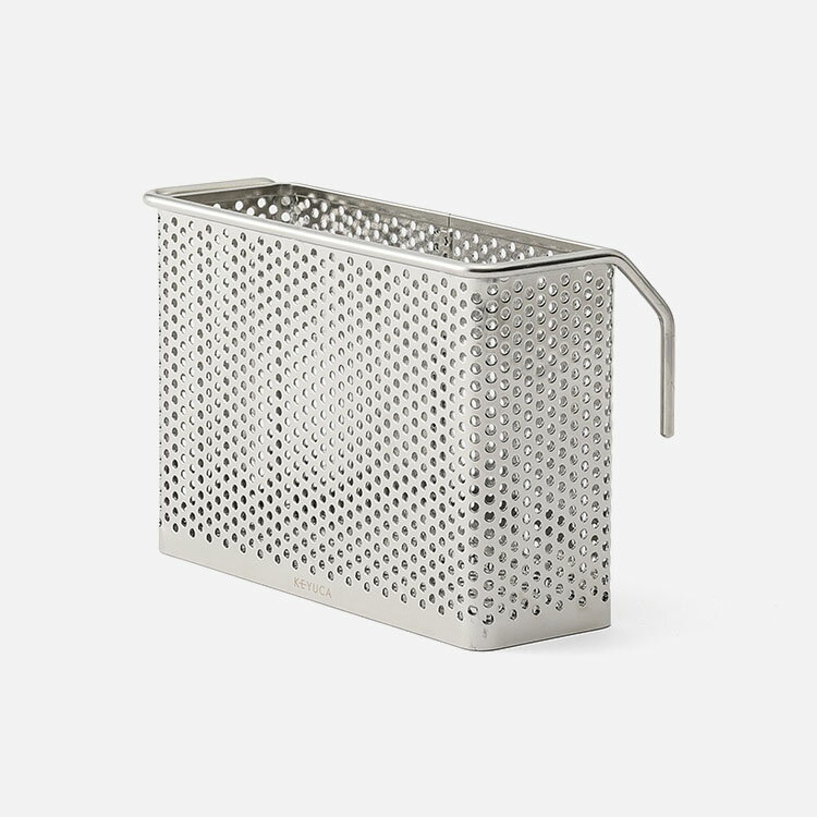 水切りかごのオプションとして使用できるカトラリーポケット ケユカ Colva 楽天1位 Ii カトラリーポケットl ステンレス キッチン用品 水切りかご 水切りラック 無地 シンプル おしゃれ ステンレスカゴ 水切りカゴ 水切り カトラリー 水切りポケット 便利グッズ