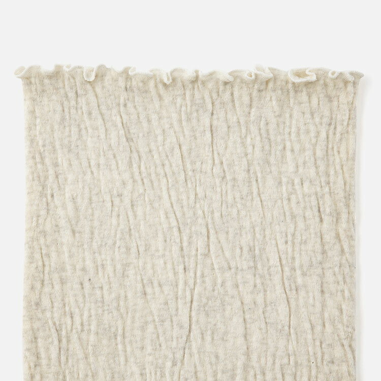 【KEYUCA公式店】ケユカ [日本製]4WAY 内側絹のおやすみロングハラマキ アイボリー [国産 ネックウォーマー 腹巻き チューブトップ ヘアキャップ 無地 シンプル おしゃれ フェムケア 通販] 2