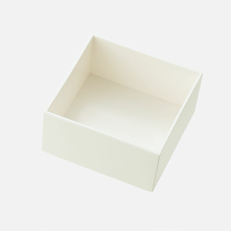 【KEYUCA公式店】ケユカ BOX 8×8cm ナチュラルホワイト|小物入れ ケース ボックス かご おしゃれ オシャレ モダン シンプル デザイン 日本製 白 収納ボックス 収納ケース 小物 小物収納 卓上 文房具 収納 アクセサリー 卓上収納ボックス 整理整頓 引き出し キッチン