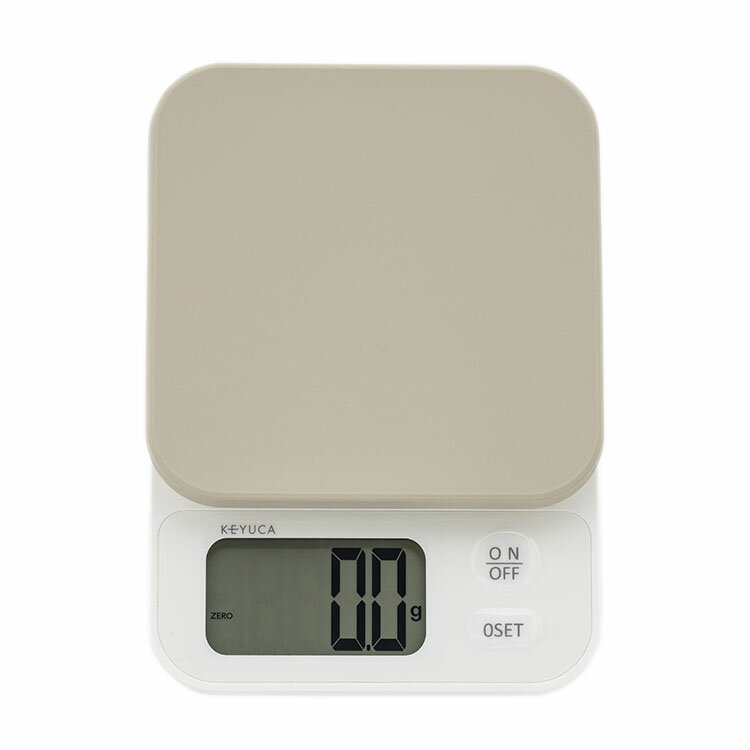 【KEYUCA公式店】ケユカ 0.1g単位で量れるスケール 2kg [キッチン用品 キッチンツール キッチンスケー..