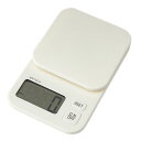 【KEYUCA公式店】ケユカ コンパクトデジタルスケール 2kg[キッチン用品 キッチンスケール 量り コンパクト 計量 無地 シンプル おしゃれ 計量器 持ち...