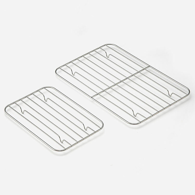 【KEYUCA公式店】ケユカ 調理バット用アミ 15×22cm [ステンレス キッチン用品 調理器具 網 料理 揚げ物 油カット 油切り シンプル 通販]【グッドプライス】 keyuca-10037544 KEYUCA サンプル画像3