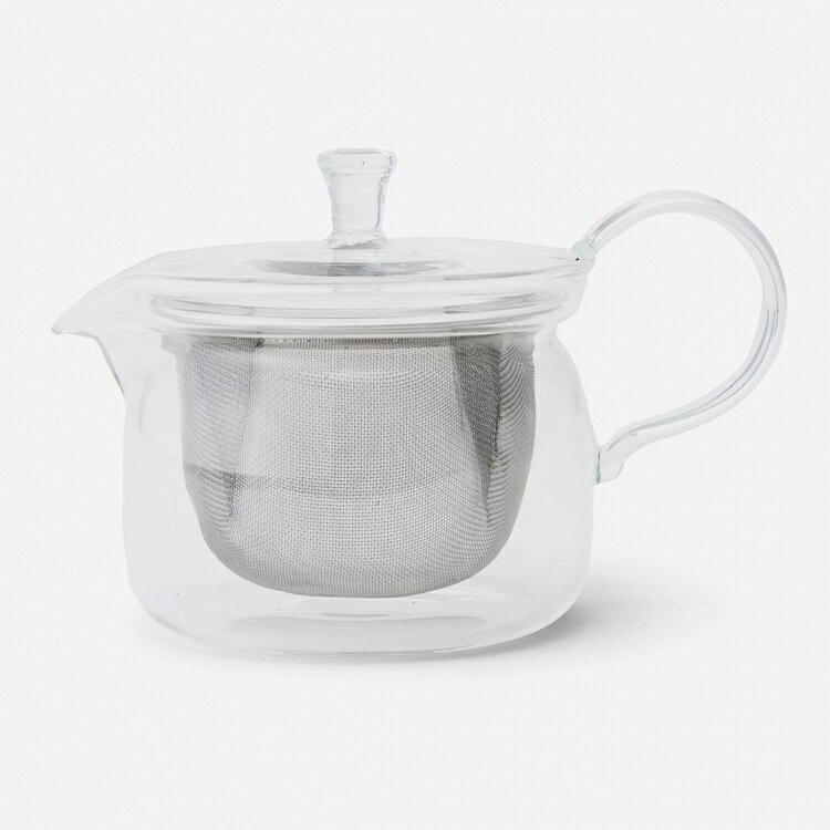 【KEYUCA公式店】ケユカ gronteIII 耐熱ガラスティーポット[ティーポット 耐熱ガラス ガラスピッチャー 小さいサイズ サーバー 耐熱ポット 茶こし付き おしゃれ オシャレ モダン シンプル デザイン 結婚祝い ギフト お茶ポット アフタヌーンティー ガラス 茶こし レンジ対応]