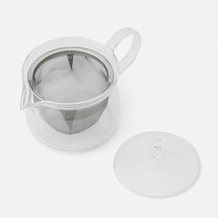 【KEYUCA公式店】ケユカ gronteIII 耐熱ガラスティーポット[ティーポット 耐熱ガラス ガラスピッチャー 小さいサイズ サーバー 耐熱ポット 茶こし付き おしゃれ オシャレ モダン シンプル デザイン 結婚祝い ギフト お茶ポット アフタヌーンティー ガラス 茶こし レンジ対応]