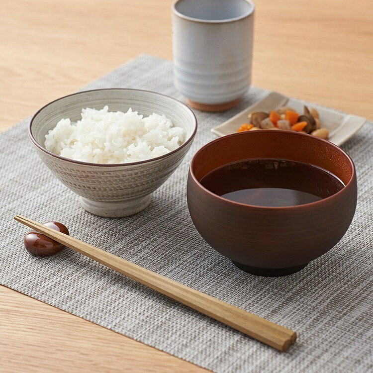 【KEYUCA公式店】ケユカ[日本製] ほっこり椀 S[汁椀 お椀 お茶碗 ボウル スープボール 味噌汁椀 電子レンジ対応 食器洗浄機対応 食洗機対応 和食器 シンプル 日本製 茶 赤 結婚祝い ギフト お碗 おわん 食洗機 汁碗 椀 おしゃれ 味噌汁 みそ汁椀 食器 スープボウル] keyuca-10011310 KEYUCA サンプル画像3