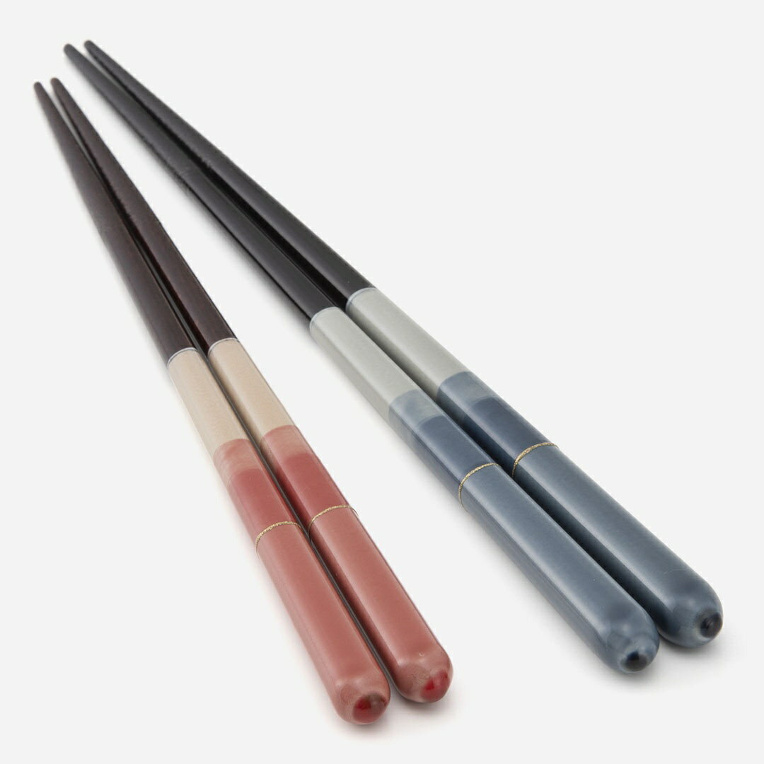 【KEYUCA公式店】ケユカ 食洗つむぎ箸[透け感 青 赤 ギフト 漆 食洗機対応 滑り止め加工 食洗機 台所用品 日本製 和モダン すべらない かわいい 持ちやすい おしゃれ 和食器 食器 キッチン用品 木製箸 天然木 夫婦箸 モダン 四角箸 四角 大人 ハシ おはし 箸 お箸 はし]