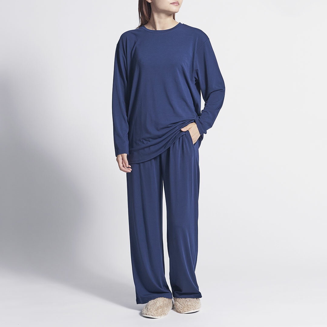【KEYUCA公式店】ケユカ ケユカリラックスウェア 長袖クルーネックセット[秋服 ロ...