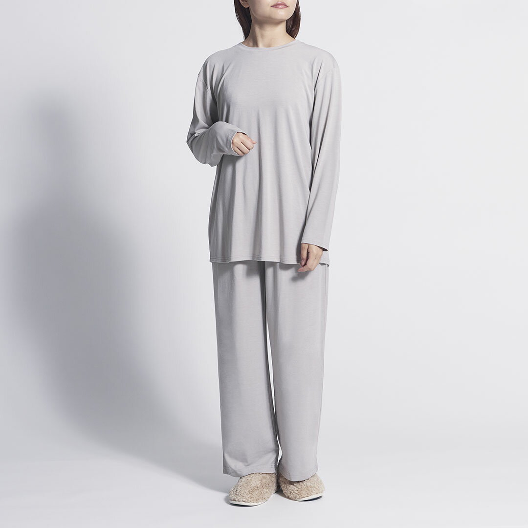 【KEYUCA公式店】ケユカ ケユカリラックスウェア 長袖クルーネックセット[秋服 ロ...