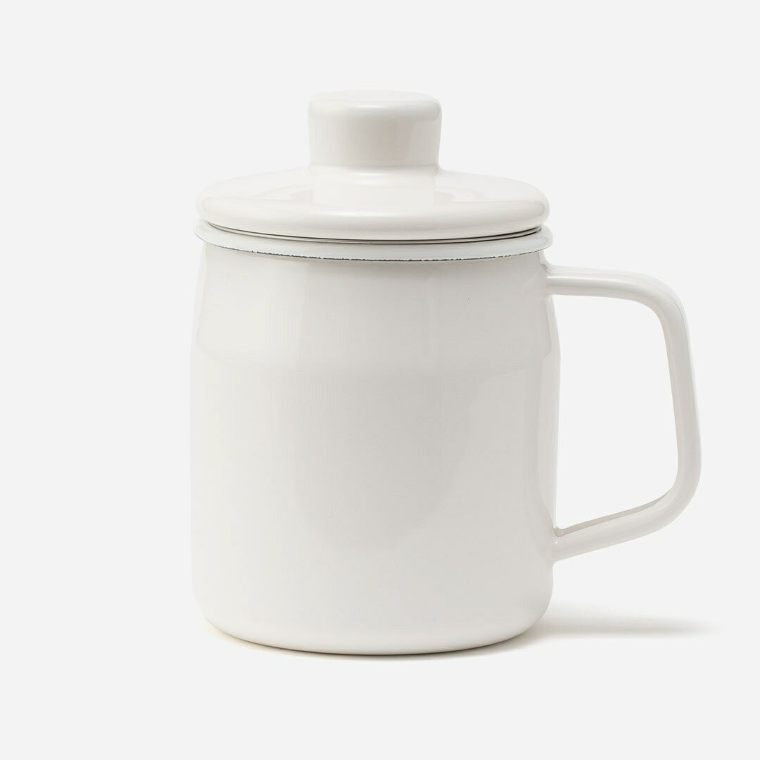 【KEYUCA公式店】ケユカ ホーローオイルポット 0.35L [容器 ミニサイズ こし網付き コンパクト キッチ..