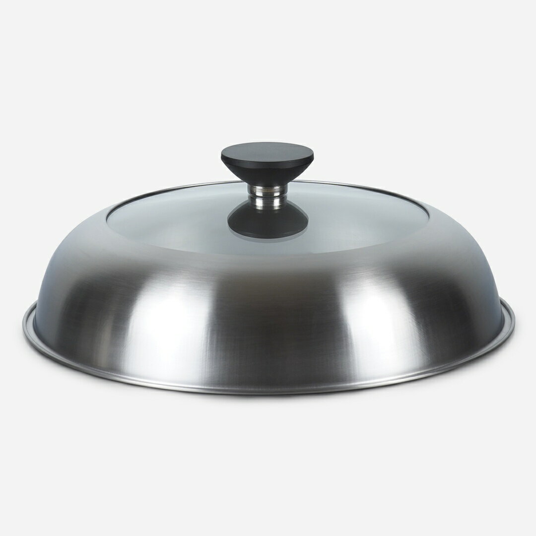 【KEYUCA公式店】ケユカ フライパン用フタ付きステンレス蒸し器 [日本製 蓋 調理器具 ドーム型 ガラス窓付き 強化ガラス 鍋]