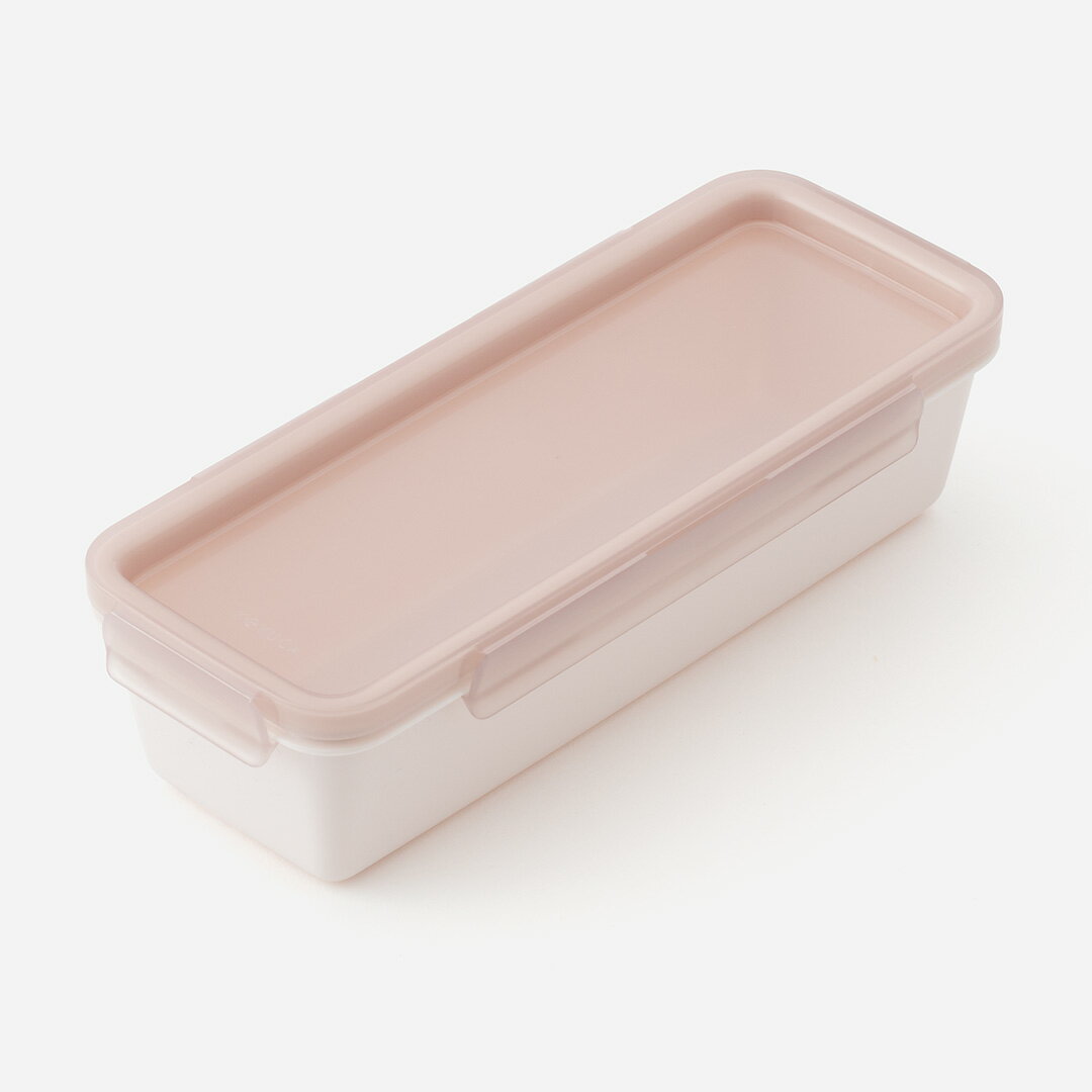 【KEYUCA公式店】ケユカ 楽に洗えてスリムなランチボックス 490ml ピンク[弁当箱 ランチボックス 1段 ..