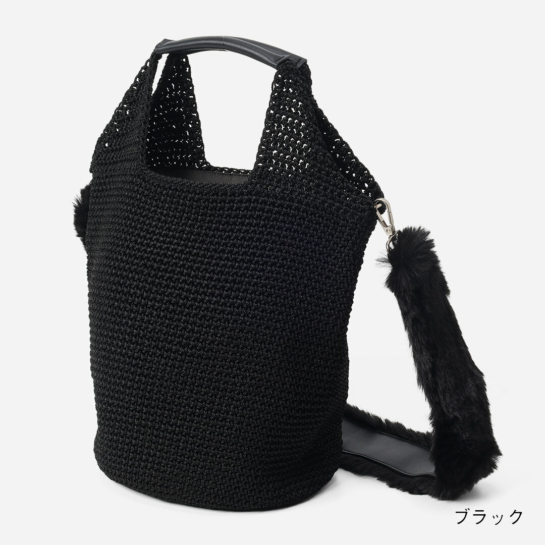 【KEYUCA公式店】ケユカN2WAYメッシュくり手丸底バッグ[バッグ かばん トート ショルダー ハンドメイド レディース おしゃれ 30代 40代 50代 通販]