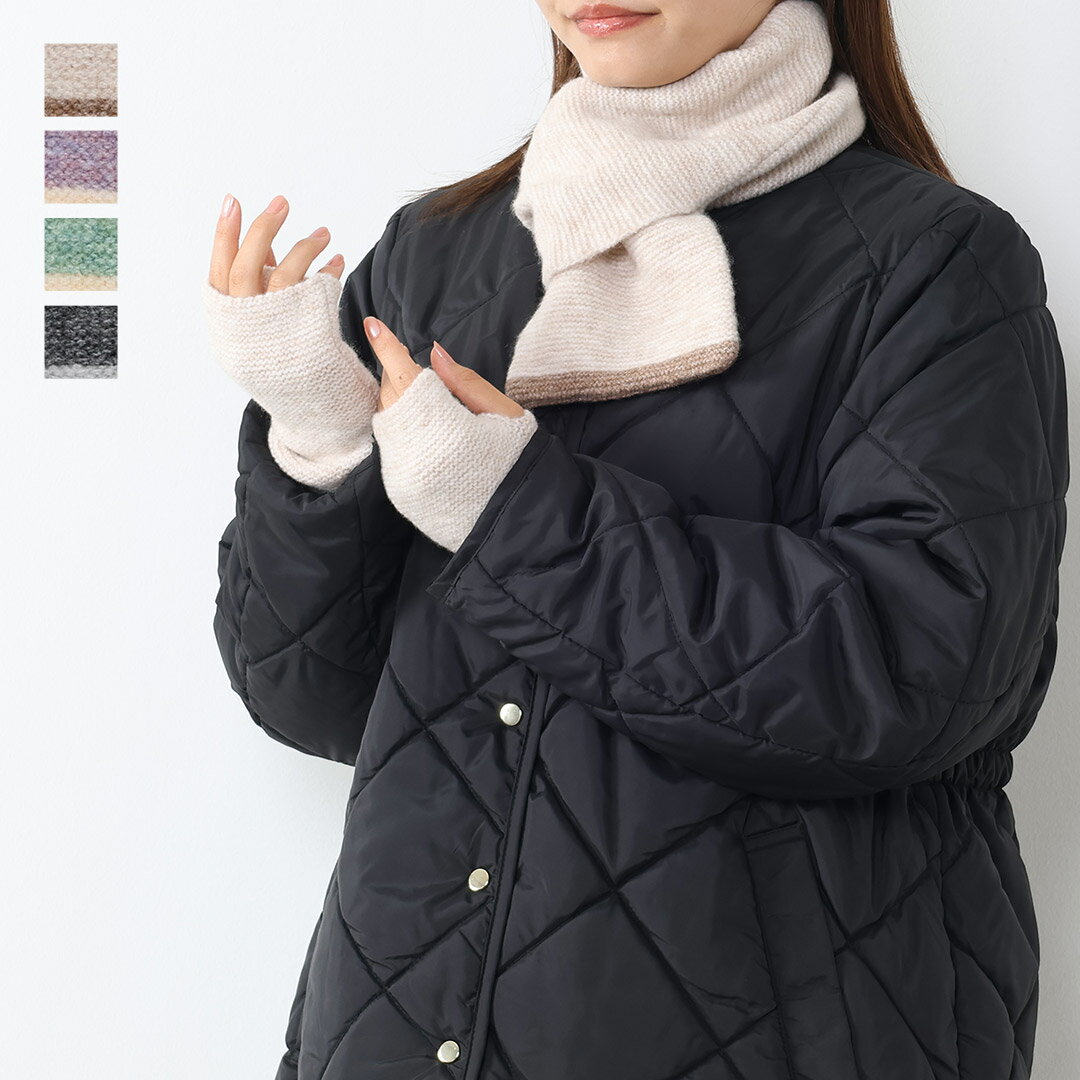 【KEYUCA公式店】ケユカ ガーター編手首ウォーマー[手首ウォーマー ガーター 手首 手袋 おでかけ 室内 ..