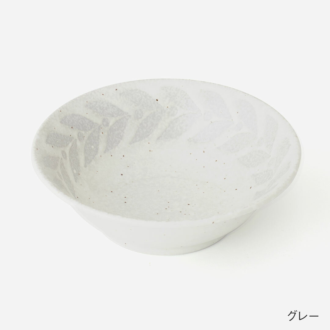 【KEYUCA公式店】ケユカ 【美濃焼】 ローレル ボウル φ14.5cm[日本製 美濃焼 ボウル サラダボウル フードボウル 深皿 お皿 さら テーブルウエア リーフ柄 食器洗浄機対応 食洗機対応 電子レンジ対応 オシャレ シンプル デザイン 磁器 結婚祝い] keyuca-10021666 KEYUCA サンプル画像3