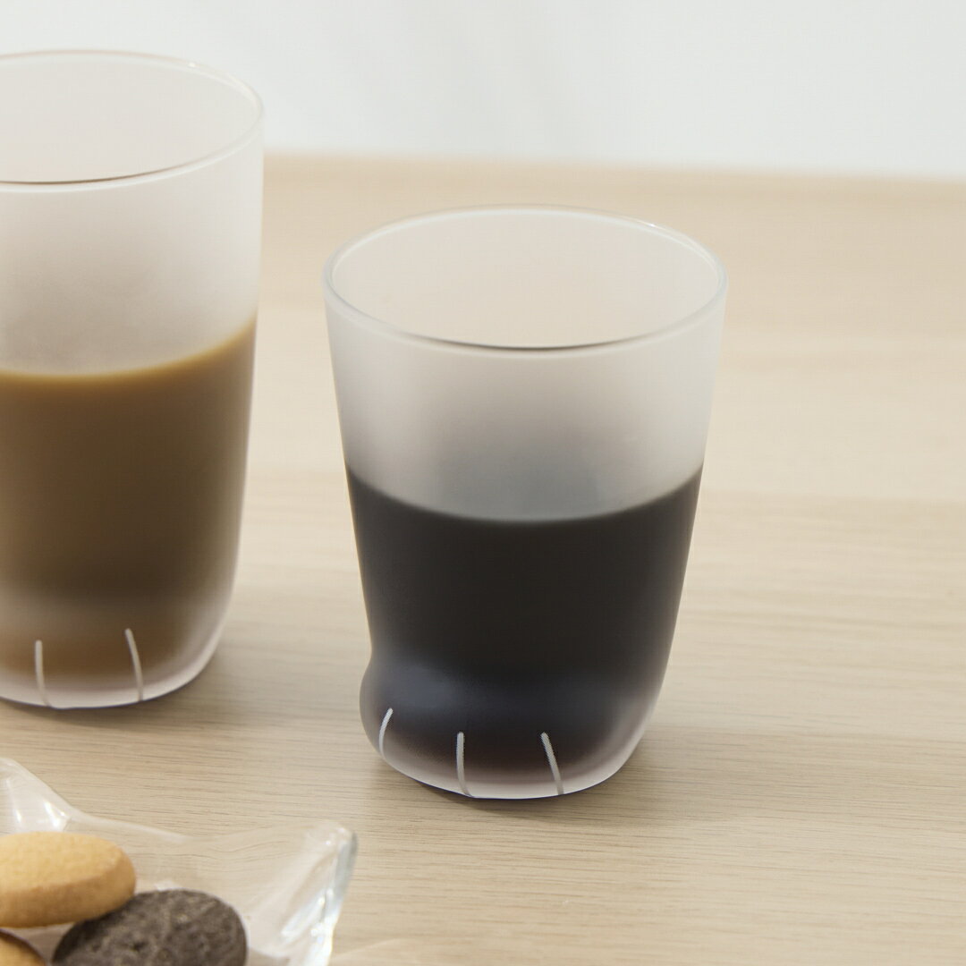 Rakuten - 【KEYUCA公式店】ケユカ coconeco 子猫グラス[国産 コップ カップ 肉球 猫の手 可愛い 230ml すりガラス グラス 食器 猫好き 雑貨 プレゼント 猫モチーフ ギフト グッズ おしゃれ かわいい ネコ 猫グッズ おしゃれ雑貨 キッチン雑貨 キッチングッズ キッチン用品 台所用品]
