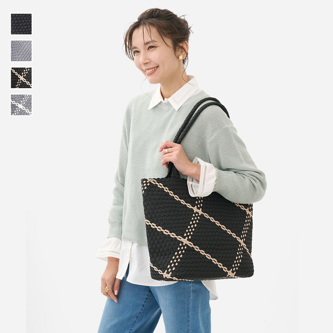 楽天市場】kyuca メッシュ レザー トートバッグの通販