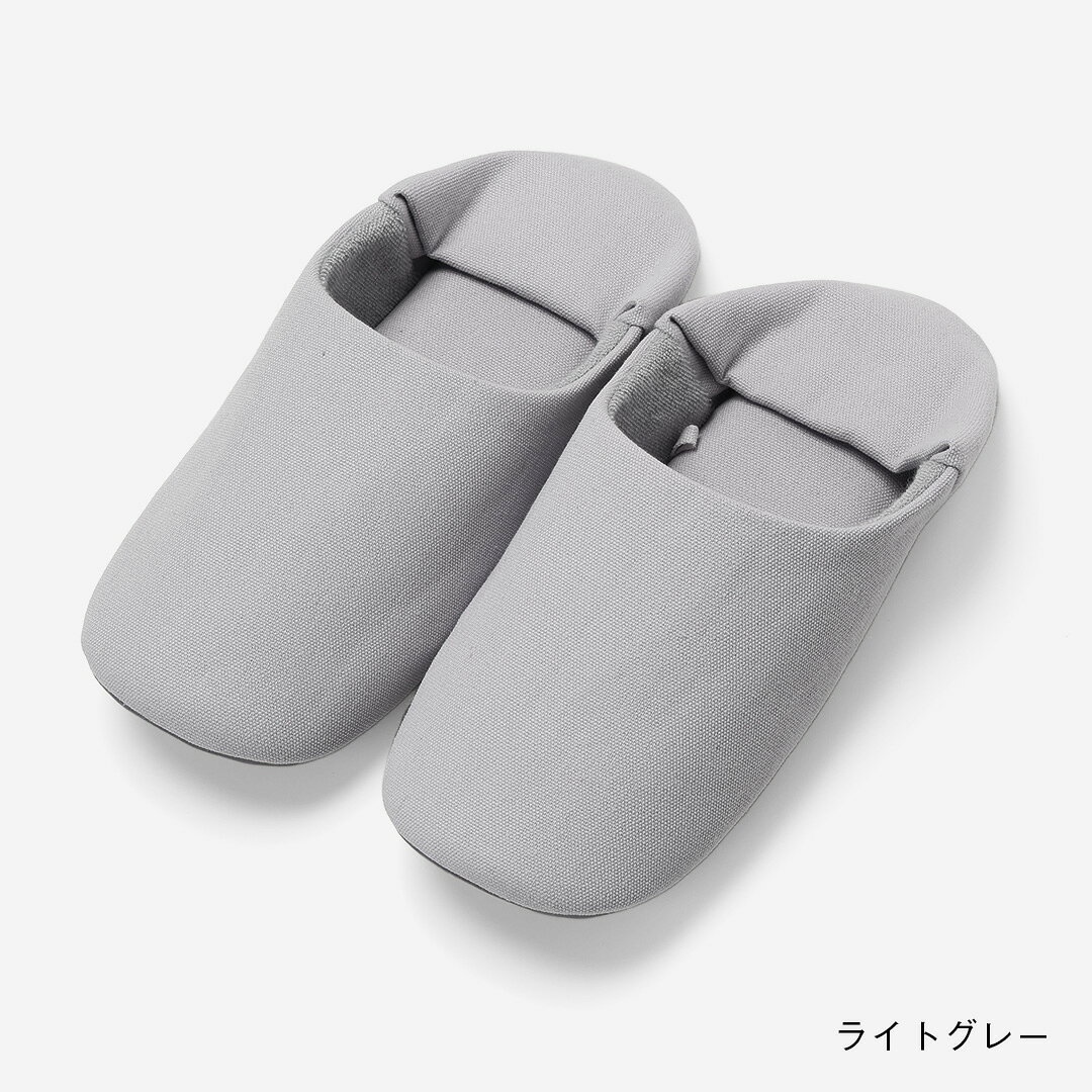 【KEYUCA公式店】撥水帆布のバブーシュ[撥水 帆布 バブーシュ キャンバス地 スリッ...
