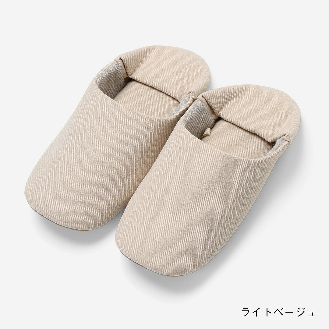 【KEYUCA公式店】撥水帆布のバブーシュ[撥水 帆布 バブーシュ キャンバス地 スリッ...