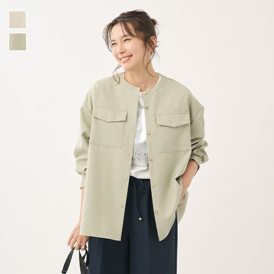 Rakuten - 【KEYUCA公式店】ケユカ サファリシャツ[レディース トップスシャツ サファリ きちんと感 カジュアル UV 接触冷感 春 夏 おしゃれ 30代 40代 50代 洗える ウォッシャブル 通販]