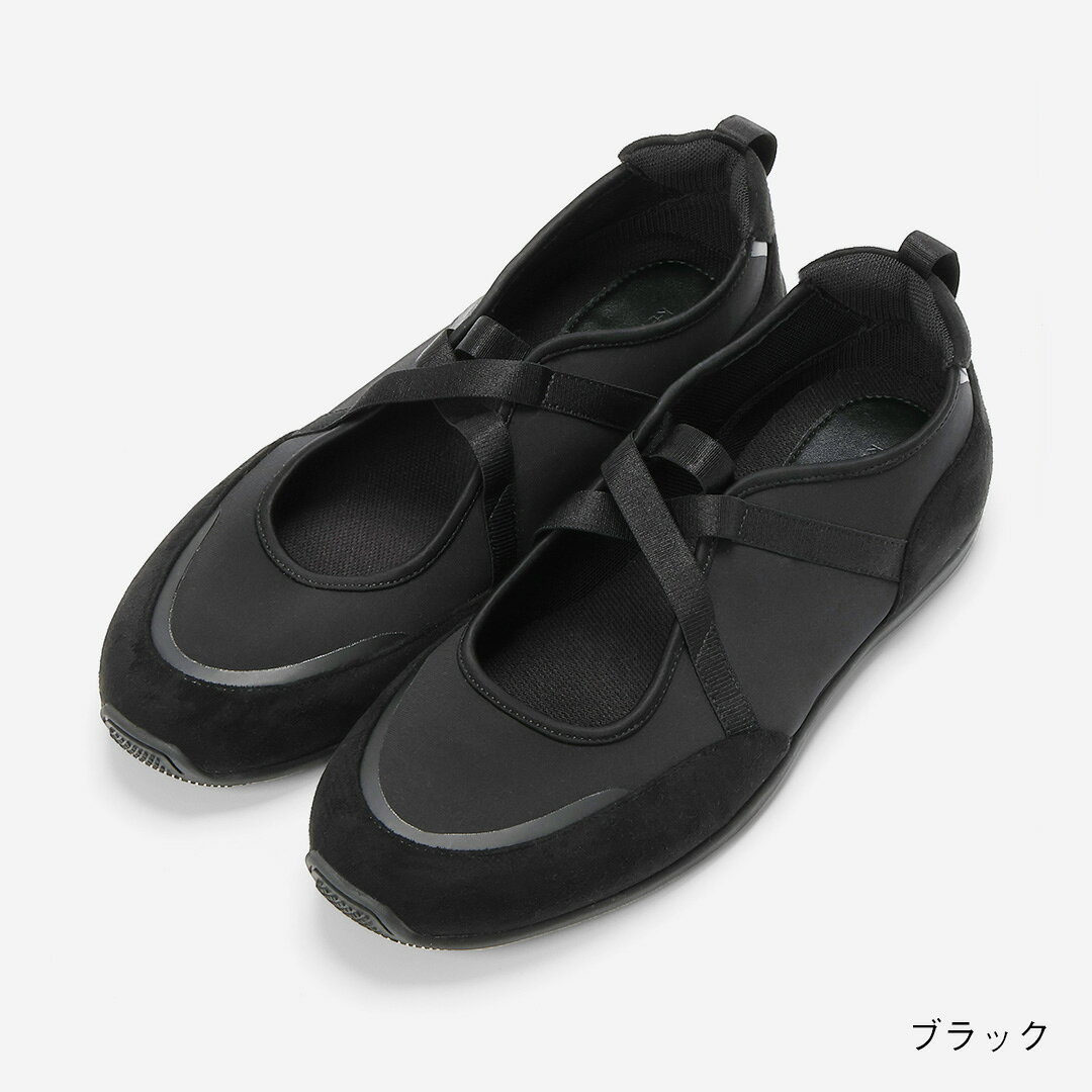 【KEYUCA公式店】 ケユカ 滑りにくいバレエスニーカー[コンフォートシューズ バレ...