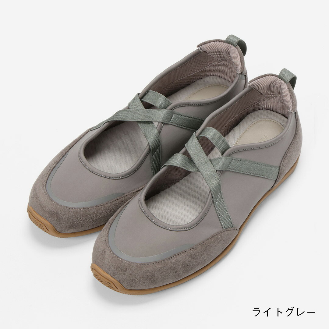 【KEYUCA公式店】 ケユカ 滑りにくいバレエスニーカー[コンフォートシューズ バレ...
