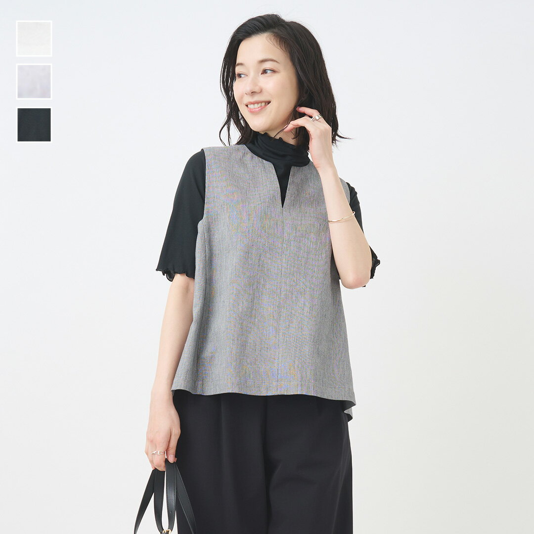 乐天商城 - 【KEYUCA公式店】ケユカ UVシアー5分袖トップス[レディース インナートップス メロー仕上げ 軽やか UV90％以上 おしゃれ 30代 40代 50代 洗える ウォッシャブル 通販]