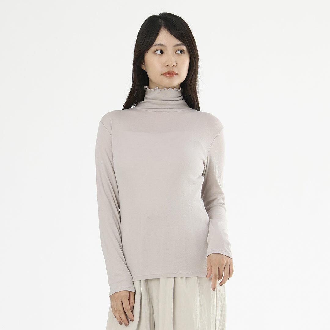 【KEYUCA公式店】 ケユカ ゆったりシアーカシミヤ入りハイネック[下着 肌着 インナ...