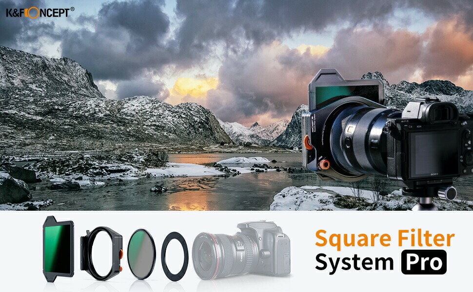 NanoX 100mmSystem ProスクエアフィルターCPL + ND1000フィルター（67mm 72mm 77mm...