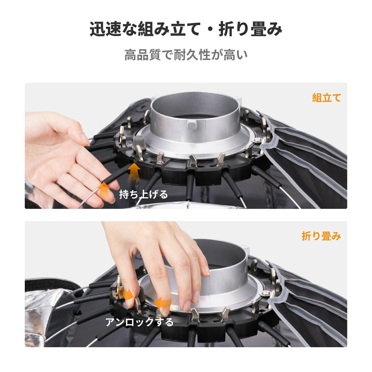 【もれなく完売!!】 ソフトボックス 十六角形 60cm 撮影 照明用 ライトボックス パ...