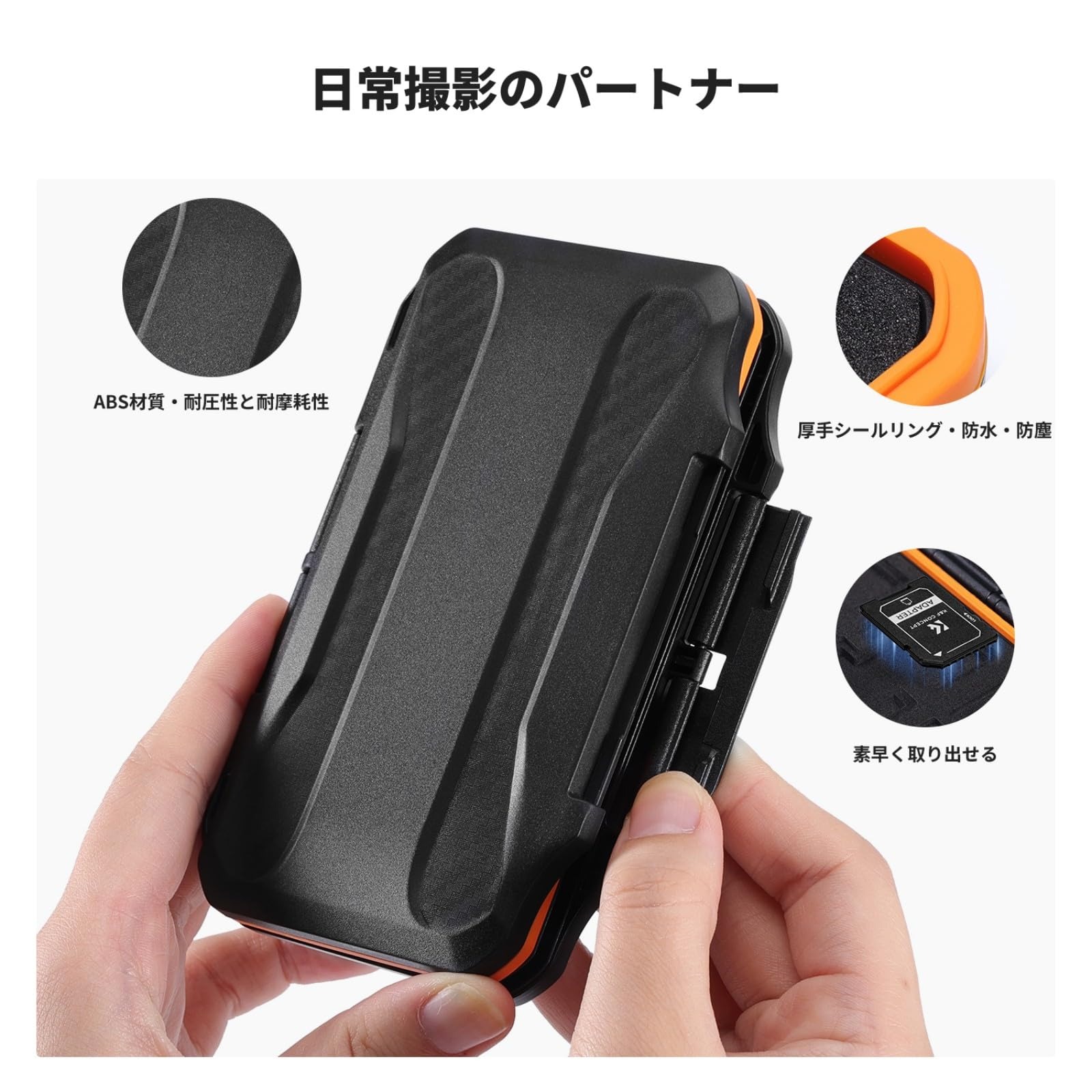 限定10％OFFxP5倍!!　 メモリカードケース CFE Aカード12枚+SDカード12枚収納可 大...