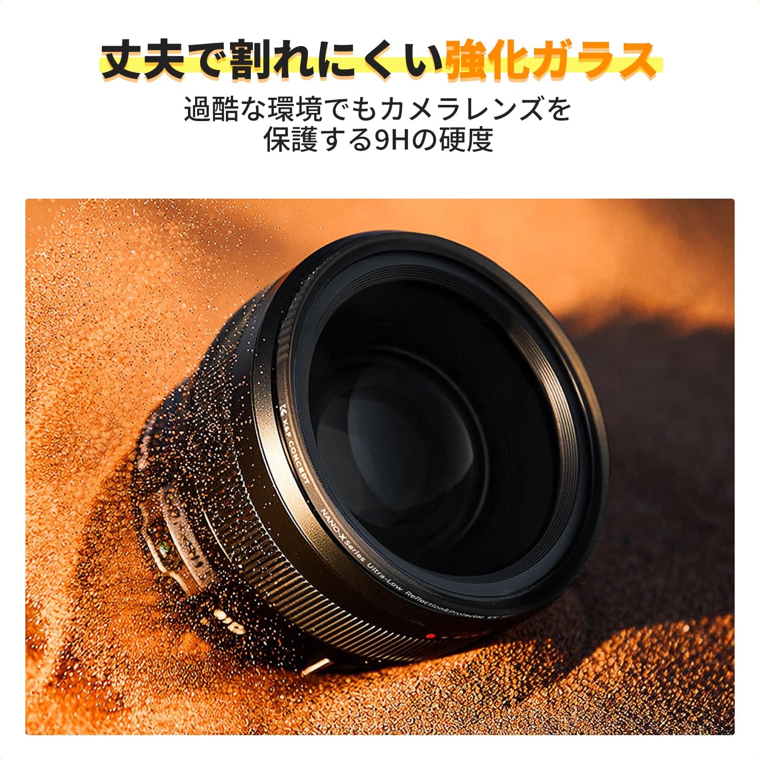 セール延長★10%offxP5倍！ 37-95mm 超低反射&強化 UVフィルター レンズフィルター ...