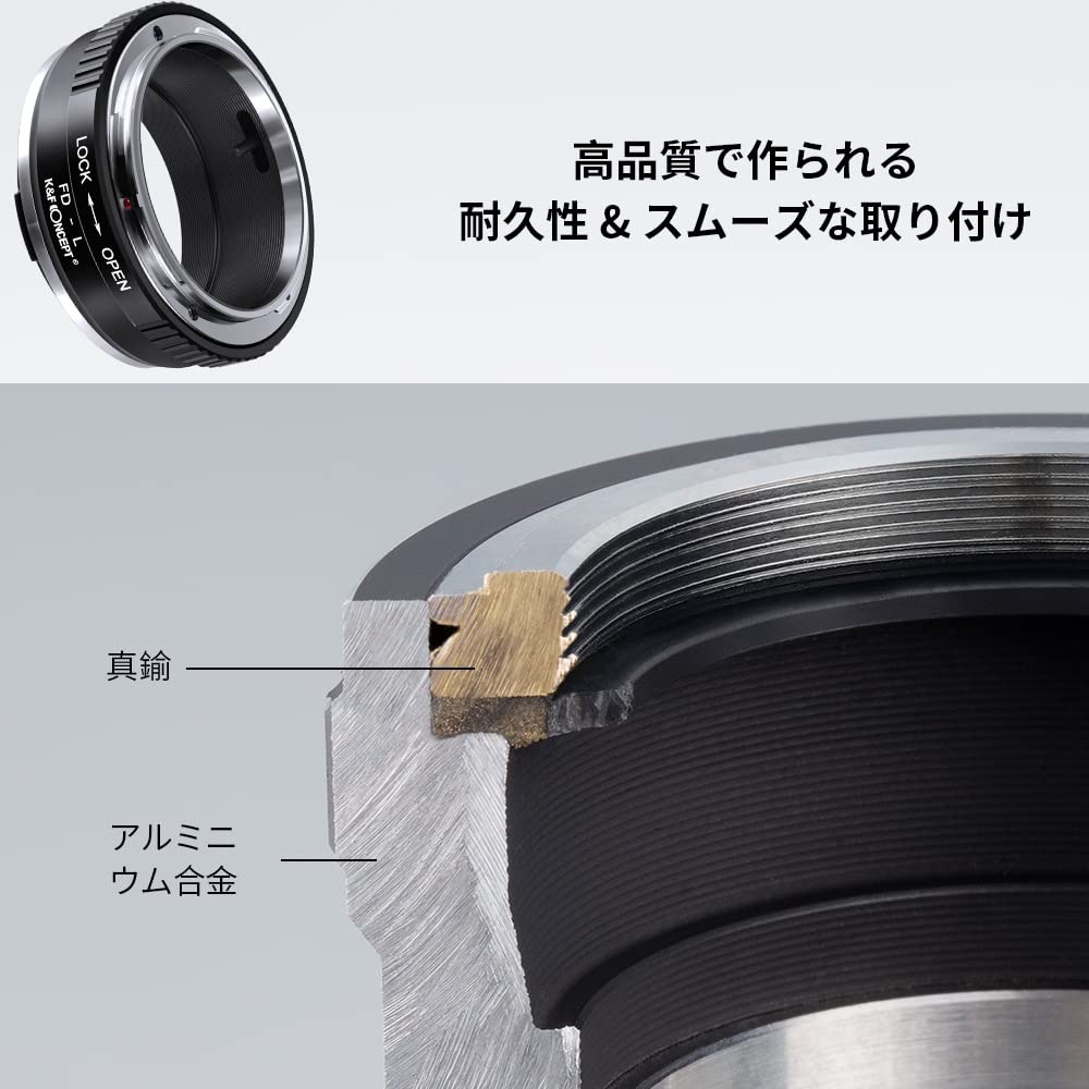 最大10%OFFxP2倍!! レンズマウントアダプター FD-L マニュアルフォーカス キヤノン...