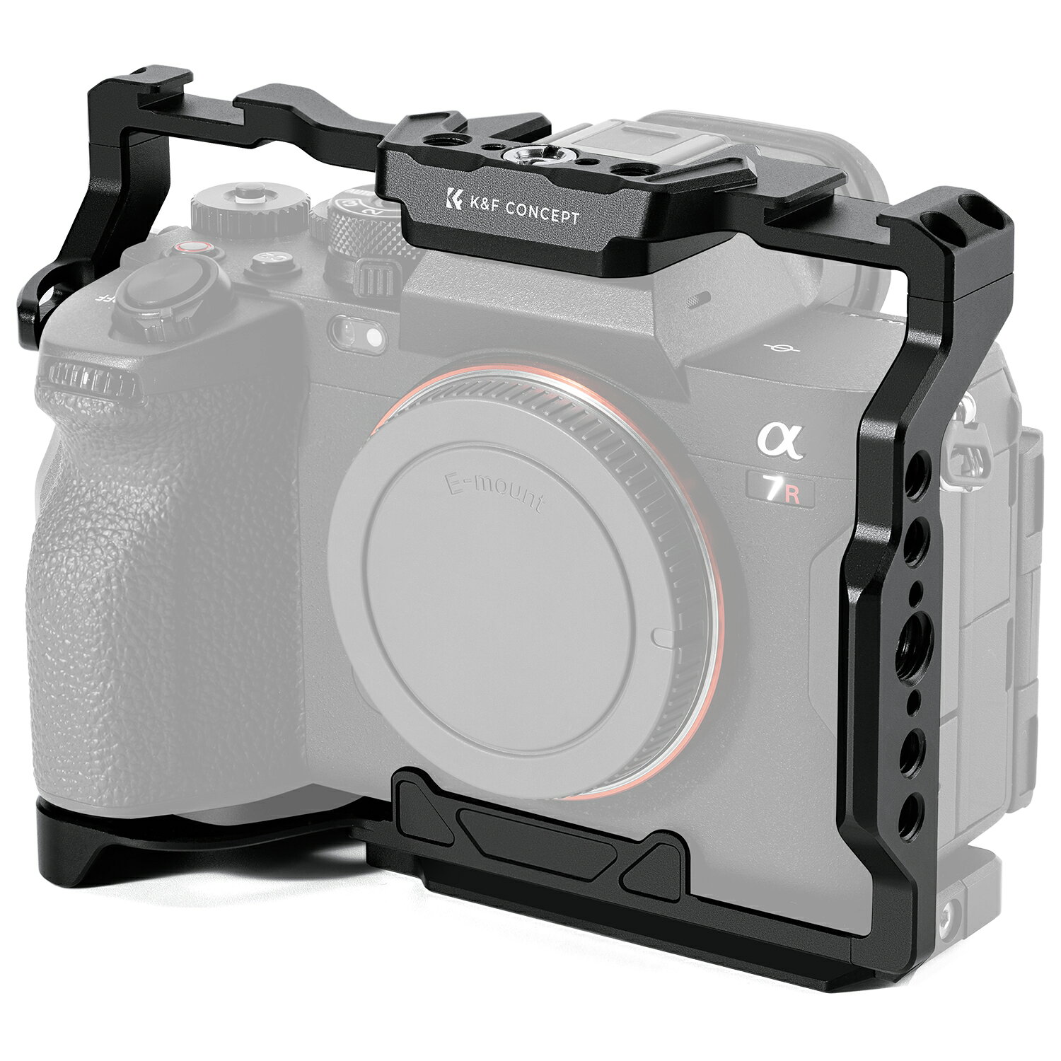 【秋セールCP配布中!】 K&F CONCEPT A7 III/V/IV ＆ A7R V/III 専用 カメラケージ Arca互換 1/4ネジ穴 3/8ネジ穴 NATO カメラ サポート アクセサリー