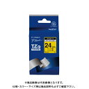 ブラザー販売 ピータッチテープ24mm黄/黒 TZE-651