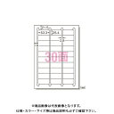 エーワン マルチプリンタラベル再剥離30面100入 31260