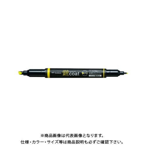 トンボ鉛筆 蛍光マーカー蛍COAT 黄 WA-TC91