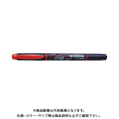 トンボ鉛筆 蛍光マーカー蛍COAT 赤 WA-TC94