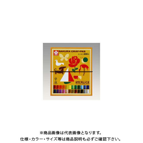 サクラクレパス クレパス太巻24色(ゴム紐付) LP24R