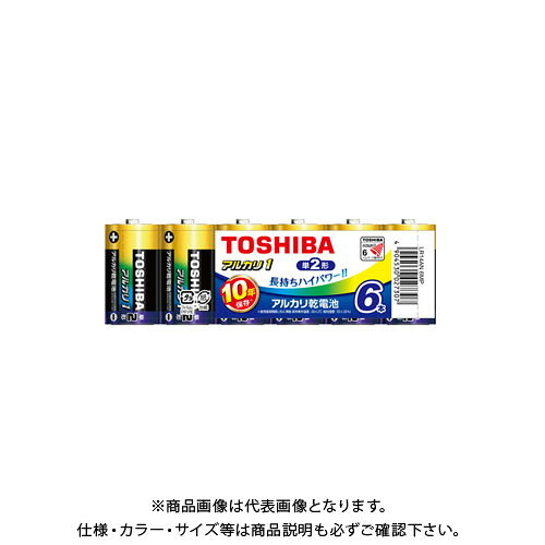 東芝 アルカリ乾電池 アルカリ1 LR14AN 6MP