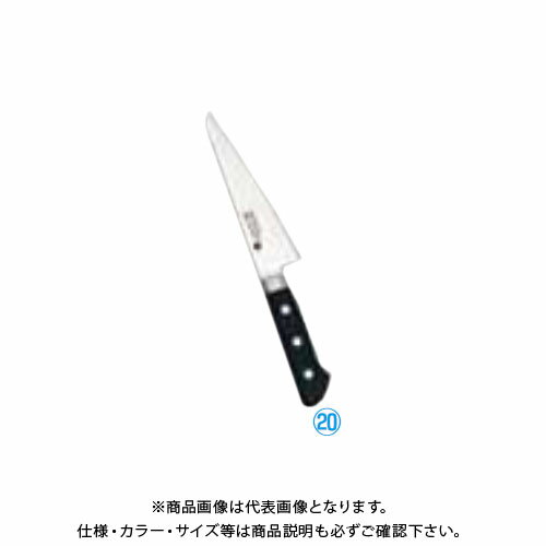 TKG 遠藤商事 堺實光 プレミアムマスターII(ツバ付) 骨スキ 角 15cm(片刃) AZT8401 7-0291-2001