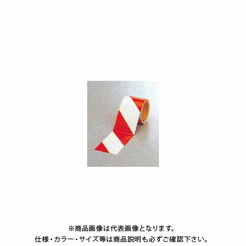 【送料別途】【直送品】安全興業 ダイヤテープ(10M巻)90mm巾 赤/白 (12入) NRR-90